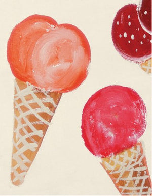Wanderlust USA: Ice Cream Deluxe Notecards,Used