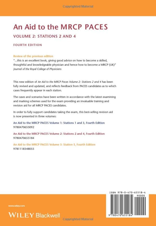 An Aid To The Mrcp Paces, Volume 2: Stations 2 And 4,New