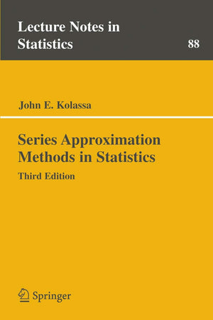 Series Approximation Methods in Statistics (Lecture Notes in Statistics, 88),Used
