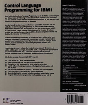 Control Language Programming for IBM i,Used