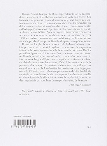 L'Amant (French Edition) by Les Editions de Minuit - Classic French Literature, Romance Novel, Timeless Love Story