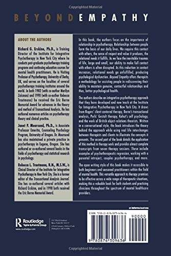 Beyond Empathy: A Therapy Of Contactin Relationships,New