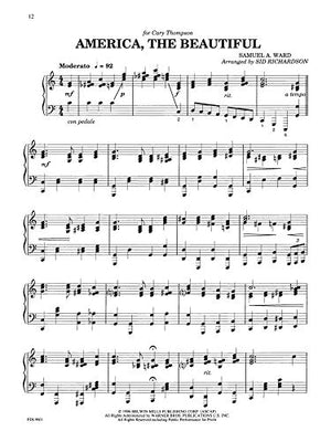 Reflections on Patriotic Songs: Piano Solo Arrangements of Patriotic Favorites (David Carr Glover Christian Piano Library),Used
