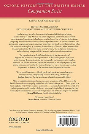 British North America in the Seventeenth and Eighteenth Centuries (Oxford History of the British Empire Companion Series),Used