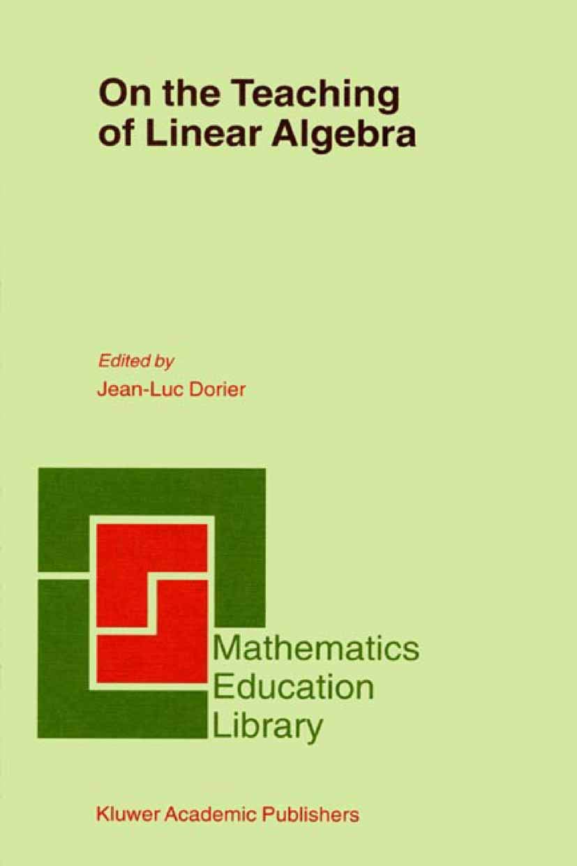 On the Teaching of Linear Algebra (Mathematics Education Library, 23),Used