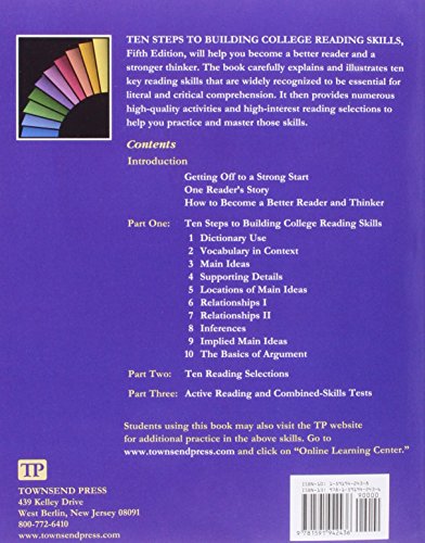Ten Steps to Building College Reading Skills,Used
