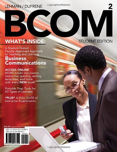 BCOM 2 (with Review Cards and Printed Access Card) (Business Communication),Used