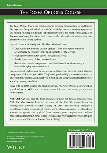 The Forex Options Course: A SelfStudy Guide to Trading Currency Options,Used