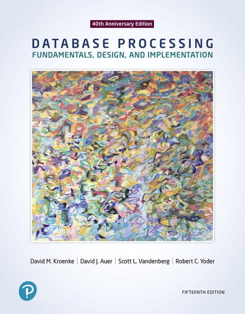 Database Processing: Fundamentals, Design, and Implementation,Used