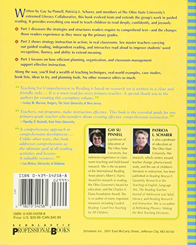 Teaching For Comprehension In Reading, Grades K2: Strategies For Helping Children Read With Ease, Confidence, And Understanding,Used