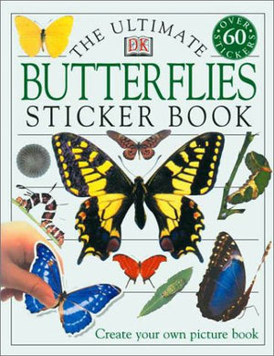 Ultimate Sticker Book: Butterflies,Used