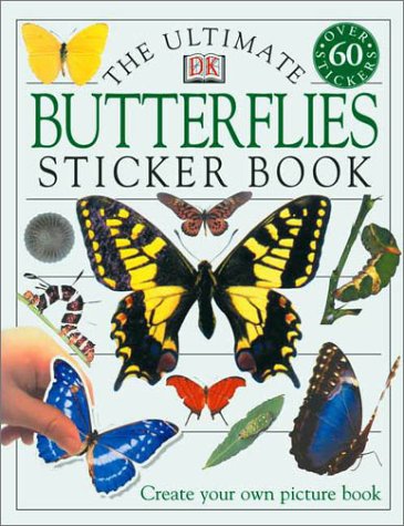 Ultimate Sticker Book: Butterflies,Used