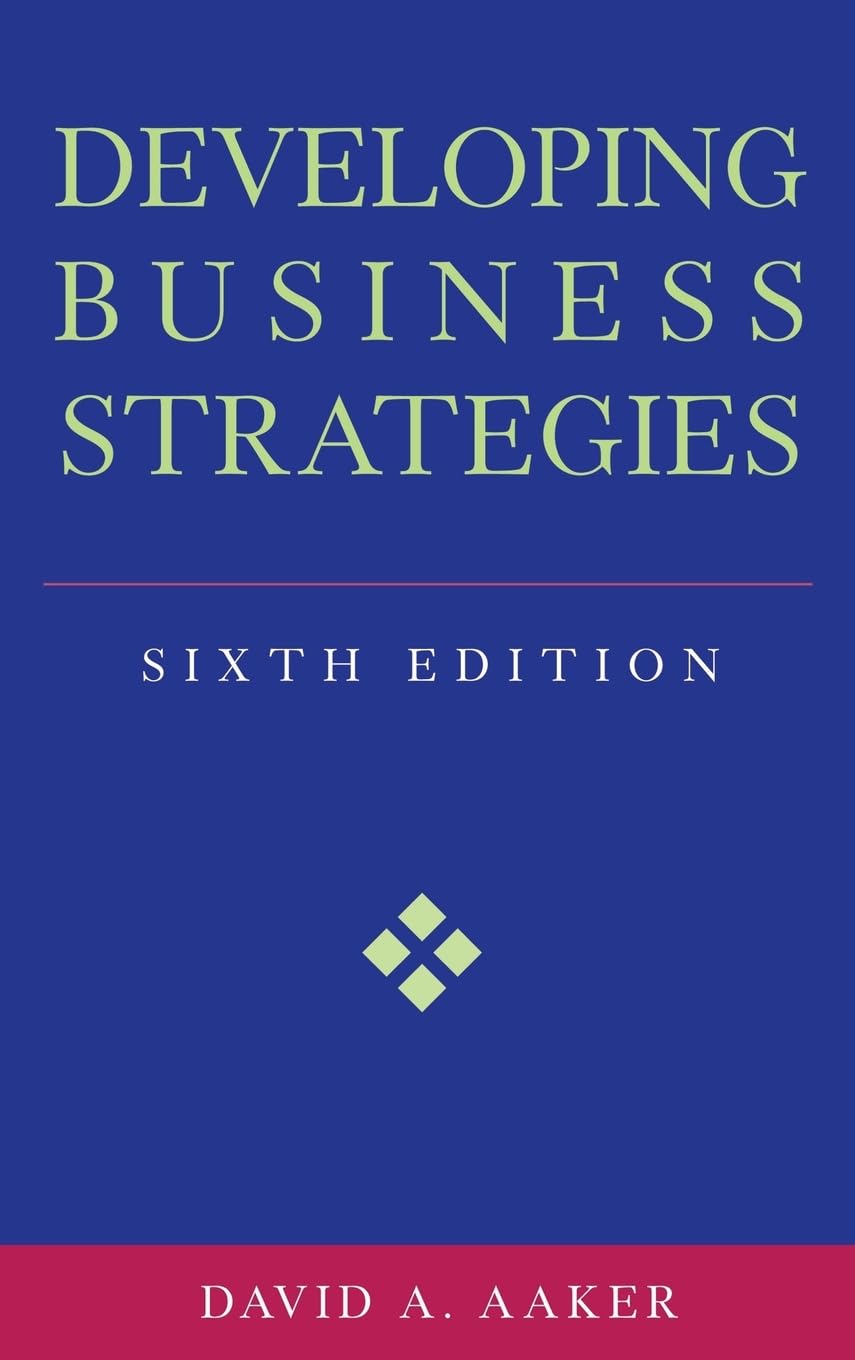 Developing Business Strategies,New
