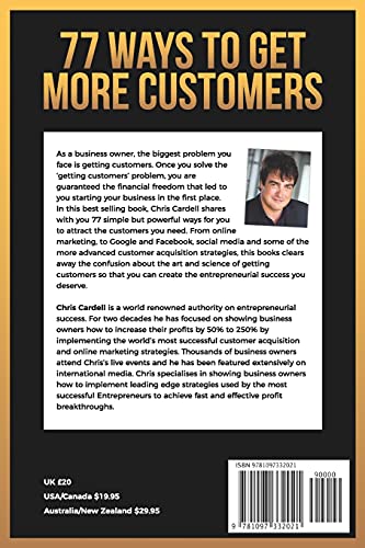 77 Ways To Get More Customers  The Essential Guide for Entrepreneurs To Grow Your Business and Increase Your Profits,Used