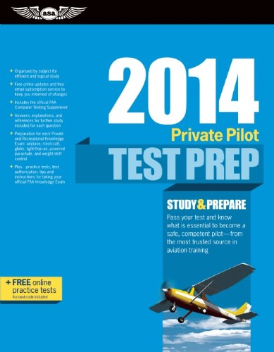 Private Pilot Test Prep 2014: Study & Prepare (Test Prep series),Used