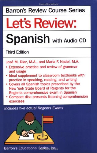 Let's Review Spanish (Barron's Review Course) (Spanish Edition),Used