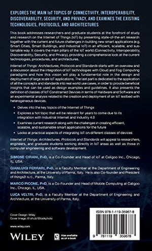 Internet Of Things: Architectures, Protocols And Standards