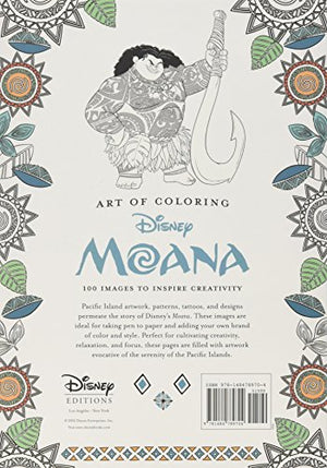 Art Of Coloring: Moana: 100 Images To Inspire Creativity,Used