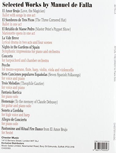 Falla: Ritual Fire Dance from El Amor Brujo,Used