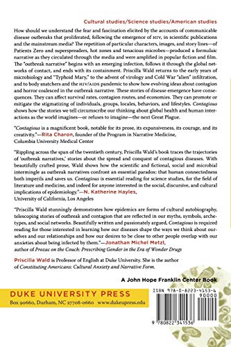 Contagious: Cultures, Carriers, And The Outbreak Narrative (A John Hope Franklin Center Book)