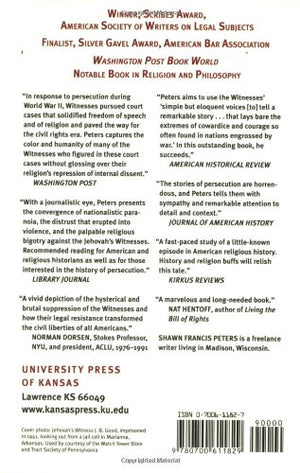 Judging Jehovah'S Witnesses: Religious Persecution And The Dawn Of The Rights Revolution