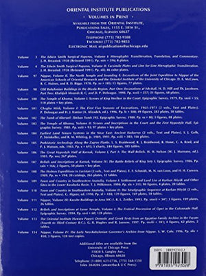 The Oriental Institute Hawara Papyri: Demotic and Greek Texts from an Egyptian Family Archive in the Fayum (Fourth to Third Cent,New