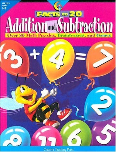 Addition & Subtraction Facts to 20: Over 80 Puzzles and Games,Used