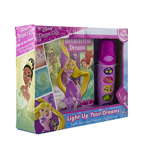 Disney Princess  DeLIGHTful Dreams  PopUp Board Book Book and Sound Flashlight Toy  PI Kids (PlayASound),Used