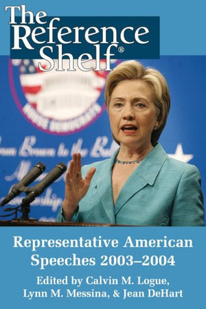 Representative American Speeches 20032004 (Reference Shelf, 76),Used