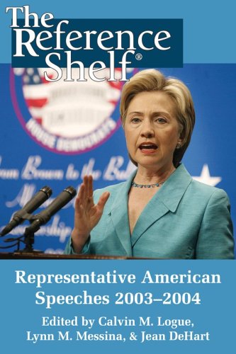 Representative American Speeches 20032004 (Reference Shelf, 76),Used