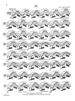 170 Foundation Studies for Violoncello (Cello), Vol. 2 (VIOLONCELLE),Used