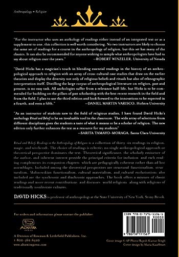 Ritual and Belief: Readings in the Anthropology of Religion,New