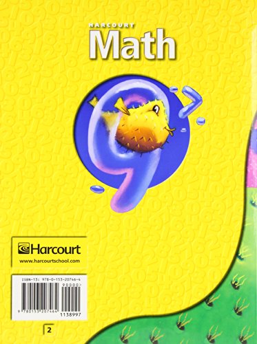 Harcourt Math Student Edition complete grade 2, consumable,Used