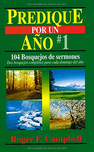 Predique por un ao #1 (Spanish and Spanish Edition),Used