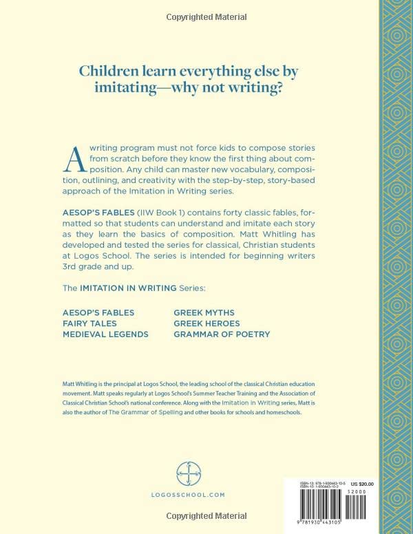 Aesops Fables (Imitation In Writing),Used