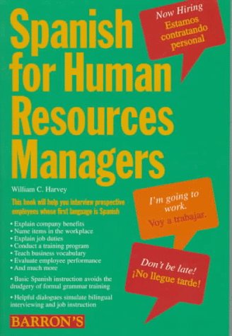 Spanish for Human Resources Managers (English and Spanish Edition),Used