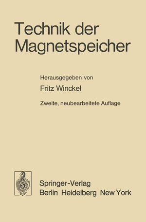 Technik der Magnetspeicher (German Edition),Used