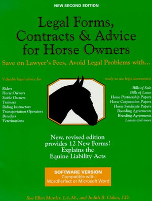 Legal Forms, Contracts, and Advice for Horse Owners,Used