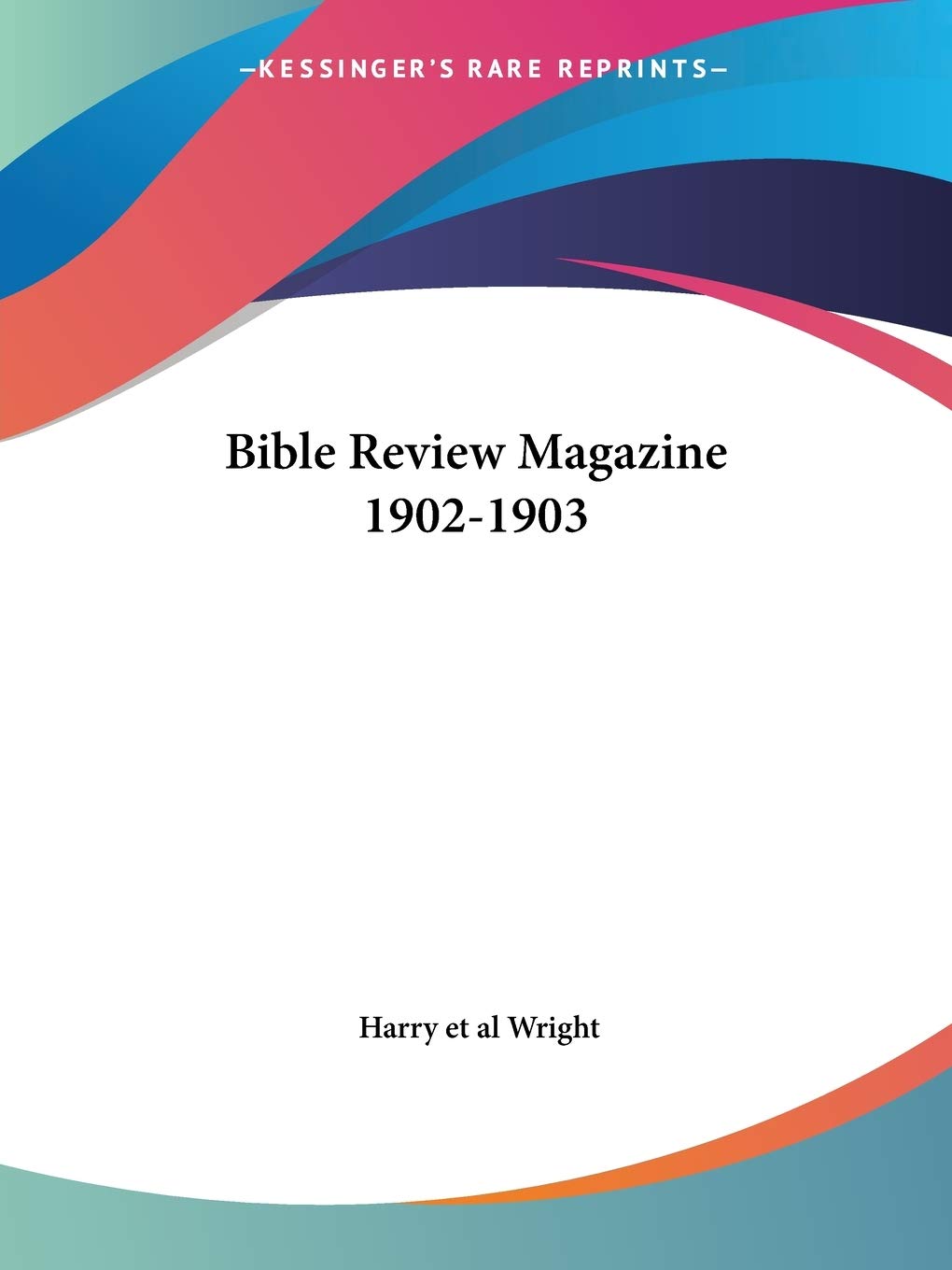 Bible Review Magazine 19021903,Used