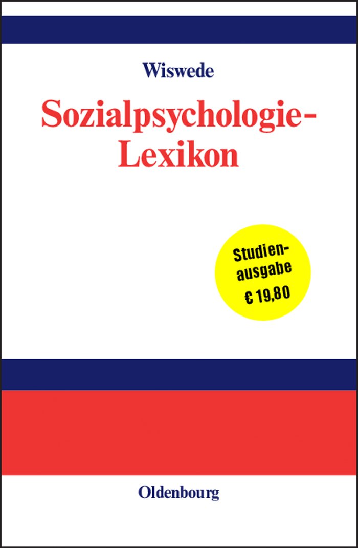 Sozialpsychologielexikon (German Edition),Used
