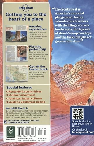 Lonely Planet Southwest Usa 8 (Travel Guide)