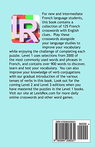 French Crosswords: Level 1,Used