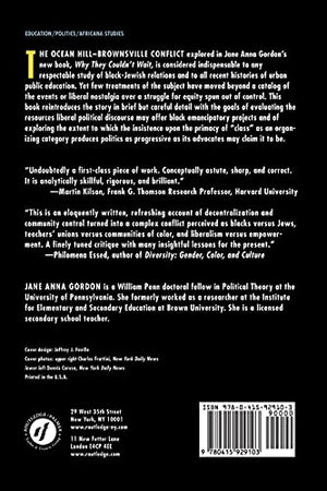 Why They Couldn't Wait,Used