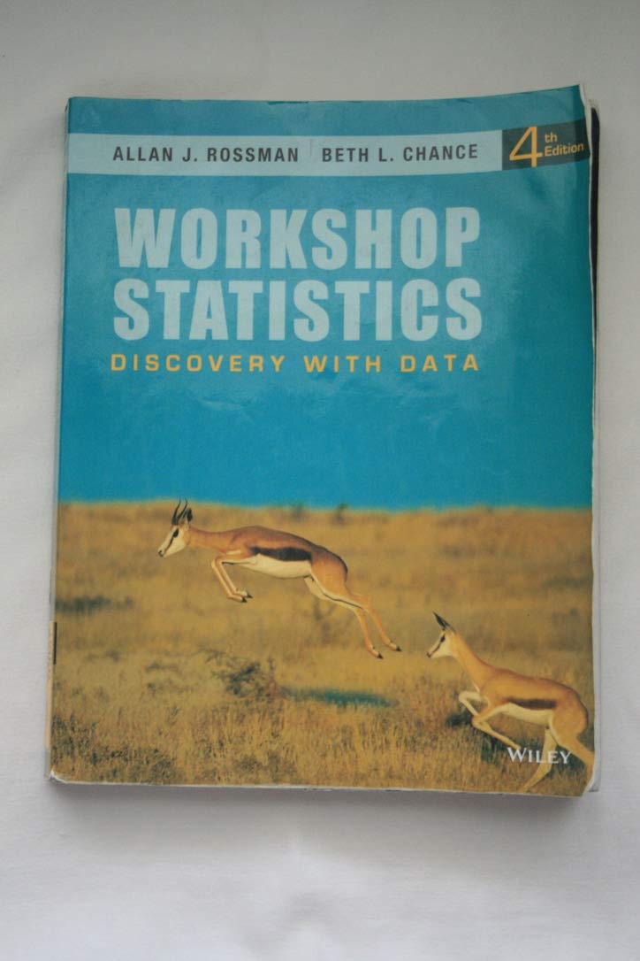 Workshop Statistics: Discovery with Data,New