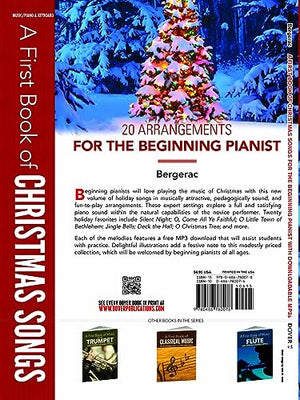A First Book of Christmas Songs: For The Beginning Pianist with Downloadable MP3s (Dover Classical Piano Music For Beginners),Used