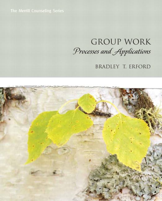 Group Work: Processes and Applications (Erford),Used
