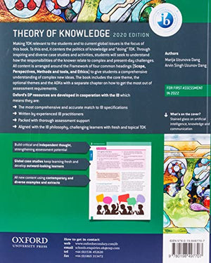 New Ib Theory Of Knowledge Course Book (2020 Edition)-new,New