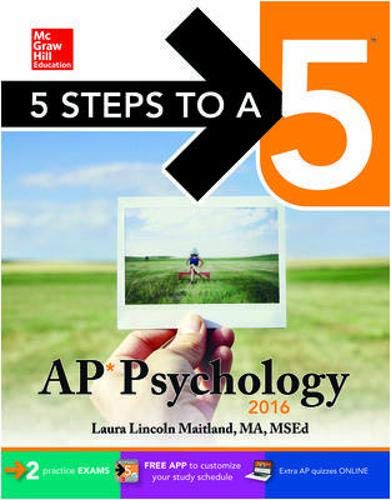 5 Steps to a 5 AP Psychology 2016 (5 Steps to a 5 on the Advanced Placement Examinations Series),Used