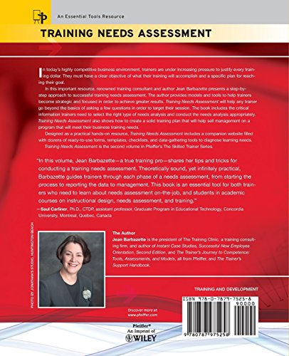 Training Needs Assessment: Methods, Tools, And Techniques,Used