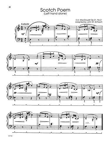 LeftHand Solos, Bk 2: Left Hand Alone (Schaum Method Supplement, Bk 2),Used